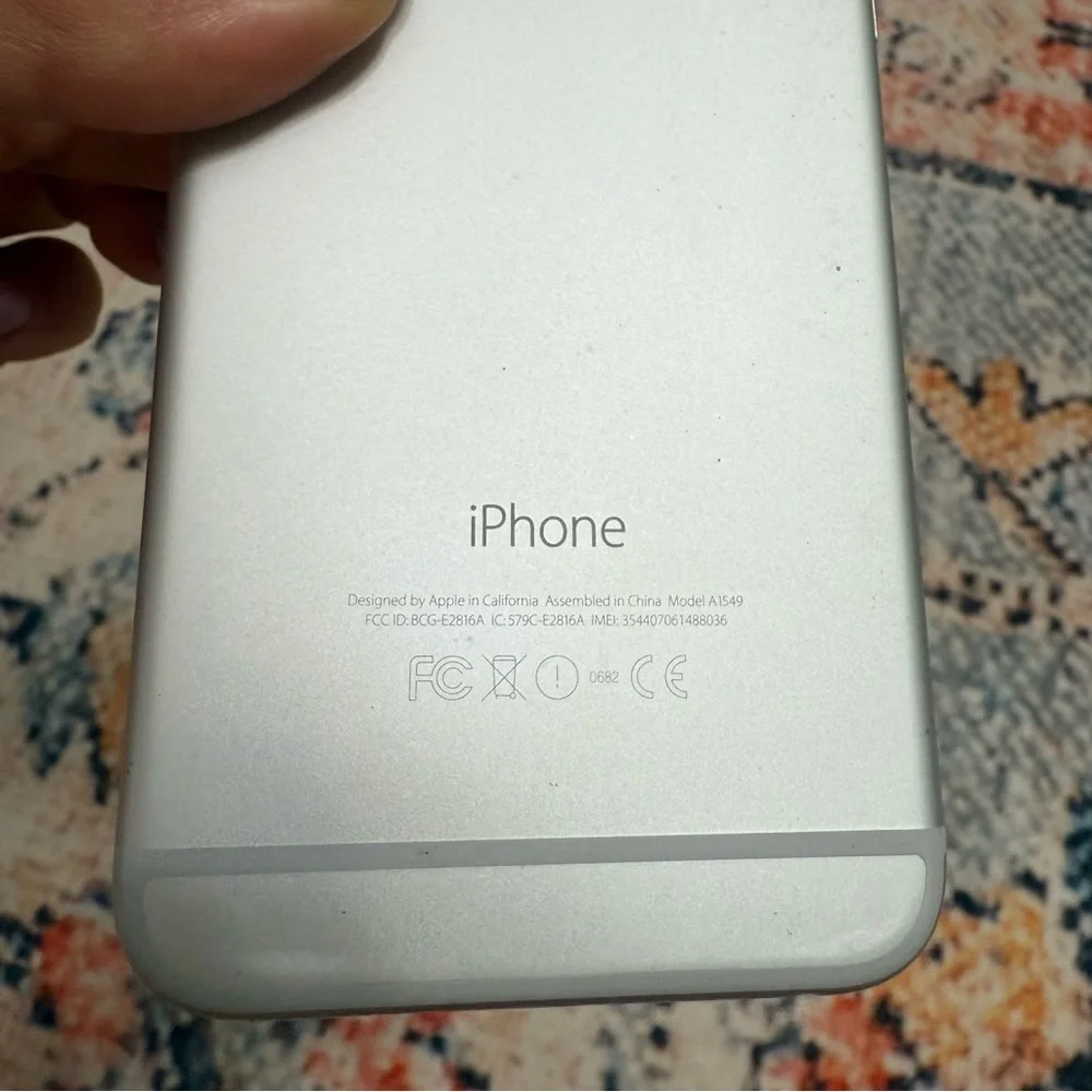 iPhone 6 64 GB silver ICL/GL locked